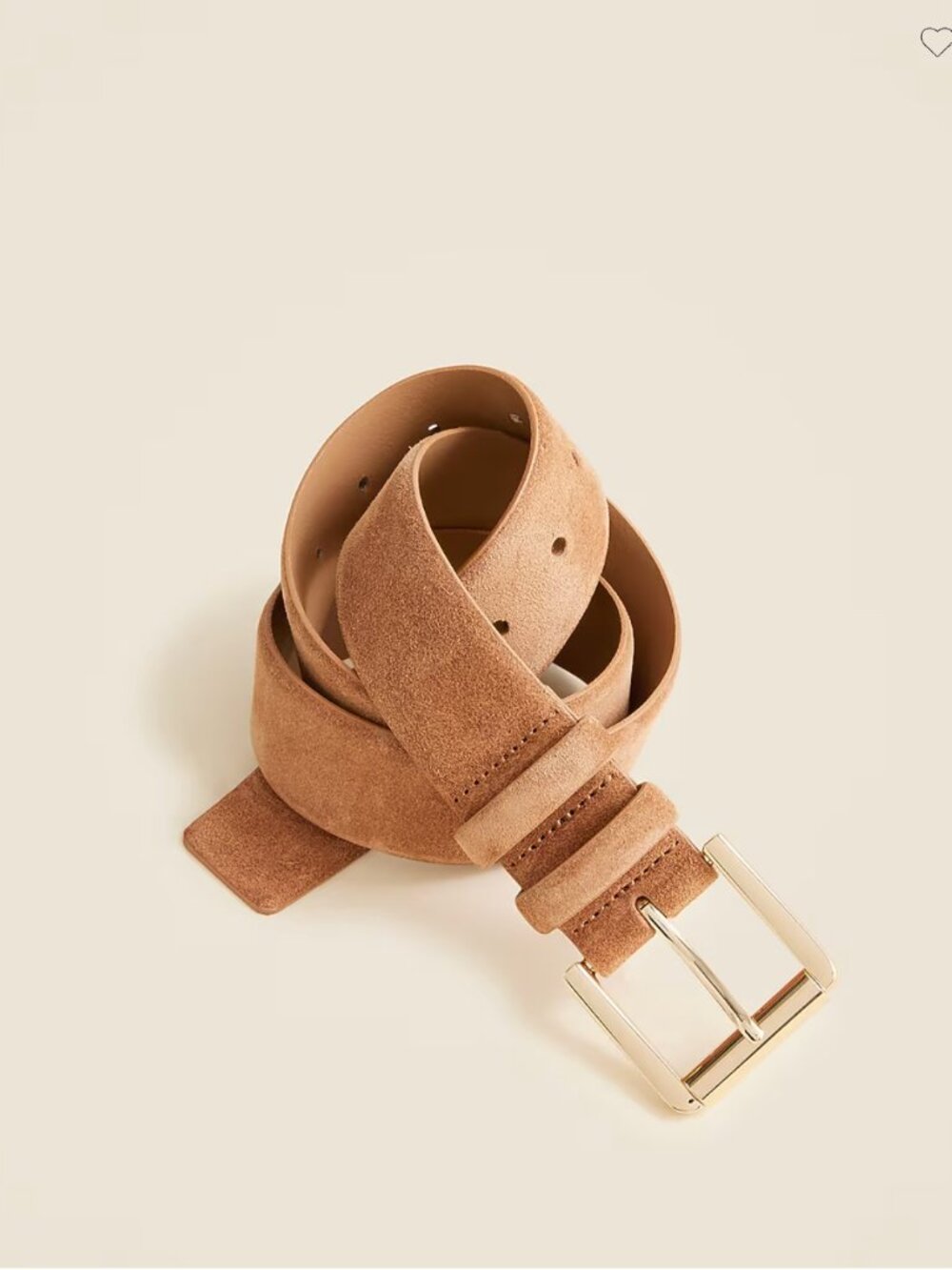 NWT J.Crew Suede Roller-buckle Belt XL